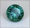 TOURMALINE BLUE-GREEN (NAMIBIA, AFRICA) � .59 CT. ROUND